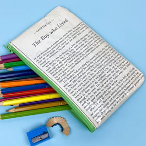 Image of Philosopher’s Stone, Harry Potter Book Page Pencil Case