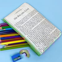 Image 2 of Philosopher’s Stone, Harry Potter Book Page Pencil Case