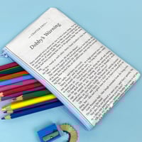 Image 2 of Chamber of Secrets Book Page Pencil case, Harry Potter