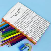 Image 2 of Harry Potter and the Goblet of Fire Book Page Pencil Case, Weasleys Wizard Wheezes