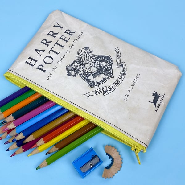 Image of Harry Potter and the Order of the Phoenix Book Page Pencil Case 