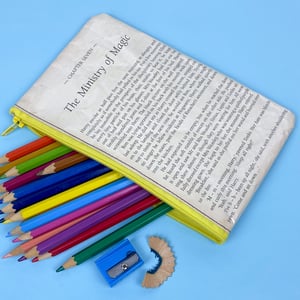 Image of Harry Potter and the Order of the Phoenix Book Page Pencil Case 