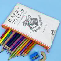 Image 1 of Half Blood Prince, Harry Potter Book Page Pencil Case