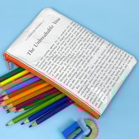 Image 2 of Half Blood Prince, Harry Potter Book Page Pencil Case