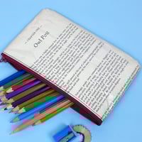 Image 2 of Prisoner of Azkaban, Harry Potter Book Page Pencil Case, Owl Post