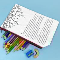 Image 2 of A Court of Thorns and Roses, Book Page Pencil Case, Sarah J. Maas