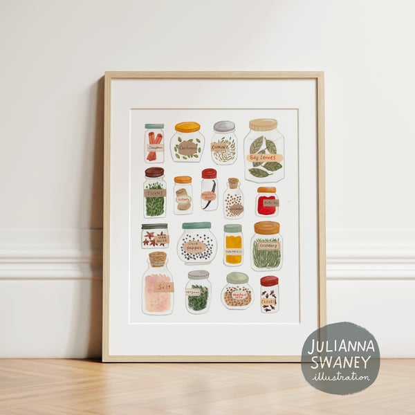 Image of Herbs & Spices Print