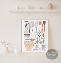 Image 3 of Kitchen Tools Print