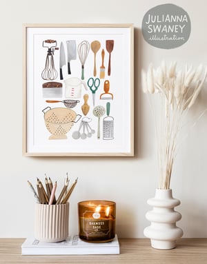 Image of Kitchen Tools Print