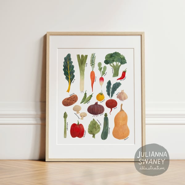 Image of Vegetables Print