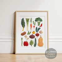 Image 1 of Vegetables Print