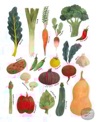 Image 2 of Vegetables Print