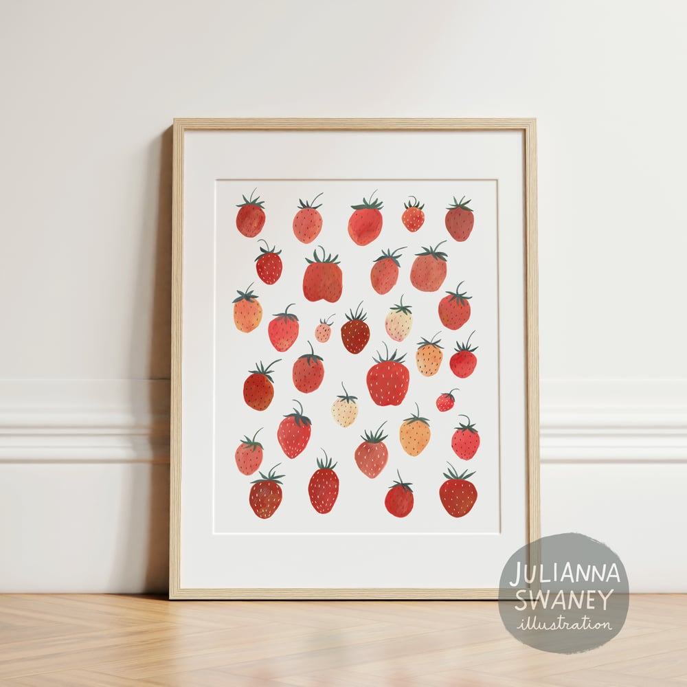 Image of Strawberries Print