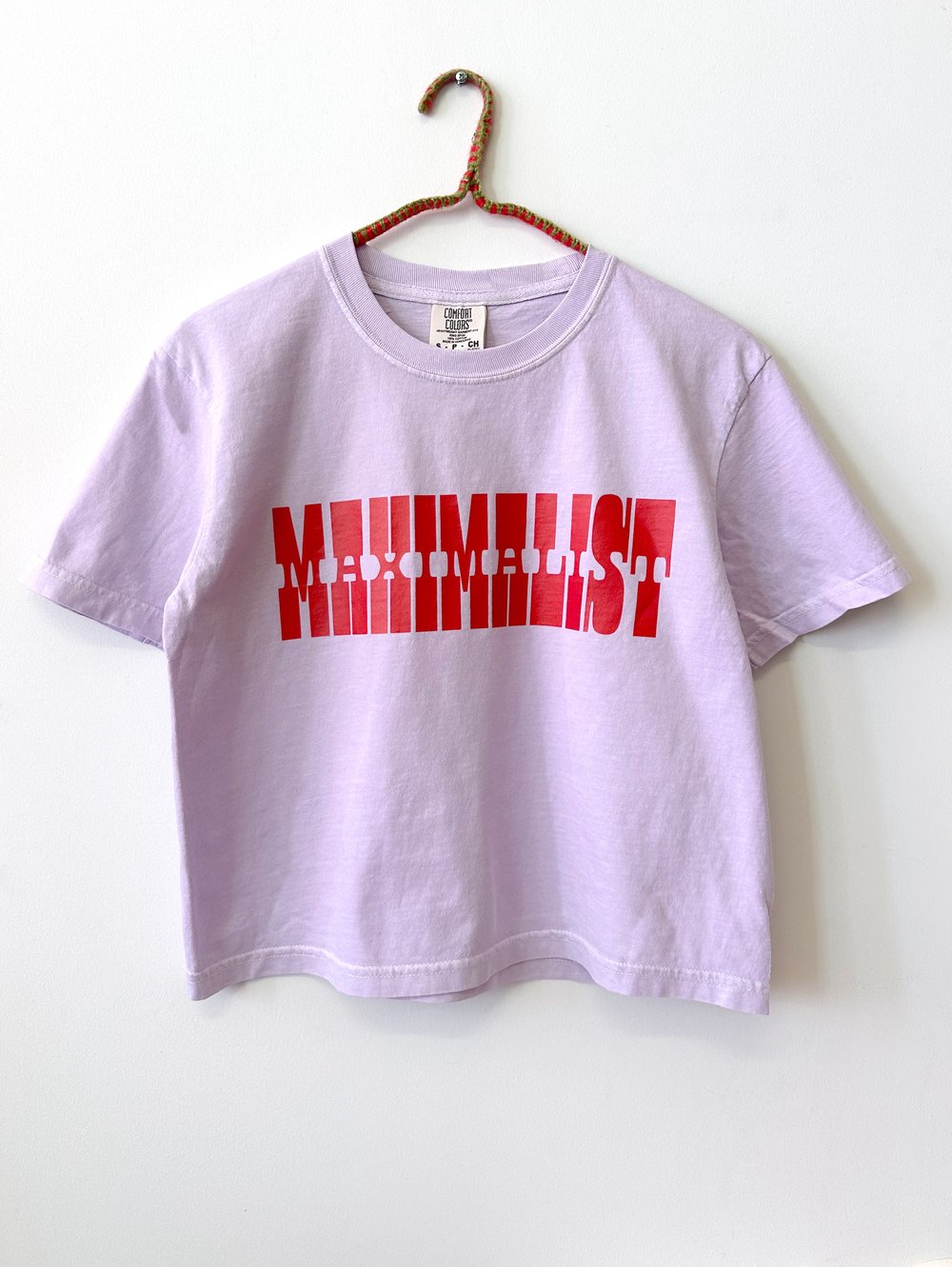 Maximalist -Boxy Crop Tee