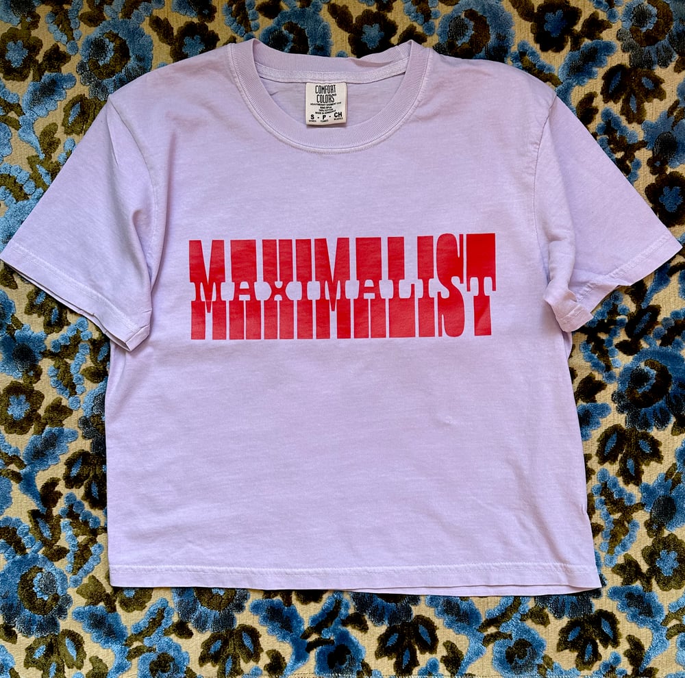 Maximalist -Boxy Crop Tee