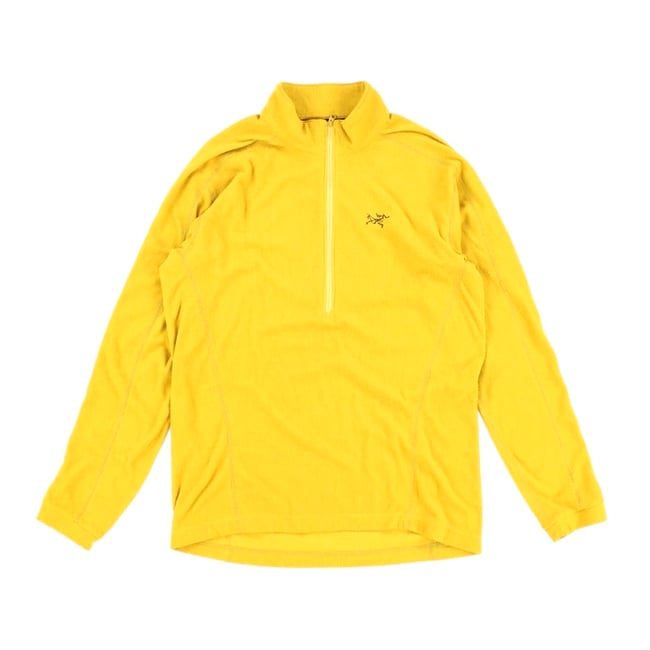 Arc'teryx Delta Waffle Half Zip Fleece - Yellow | WAY OUT CACHE