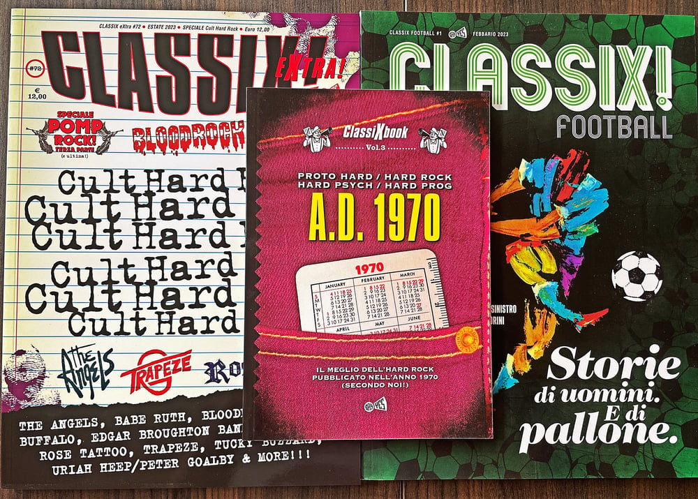 Image of CLASSIX  eXtra! - SPECIALE CULT HARD ROCK  + ClassiXbook 'A.D. 1970' + CLASSIX FOOTBALL