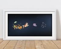 Image 2 of 'I have to go. I'm a big girl now' - 24x12" Giclee Print