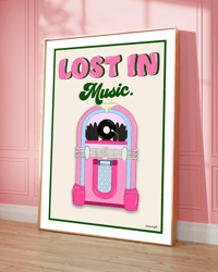 Image 2 of Lost In Music Print