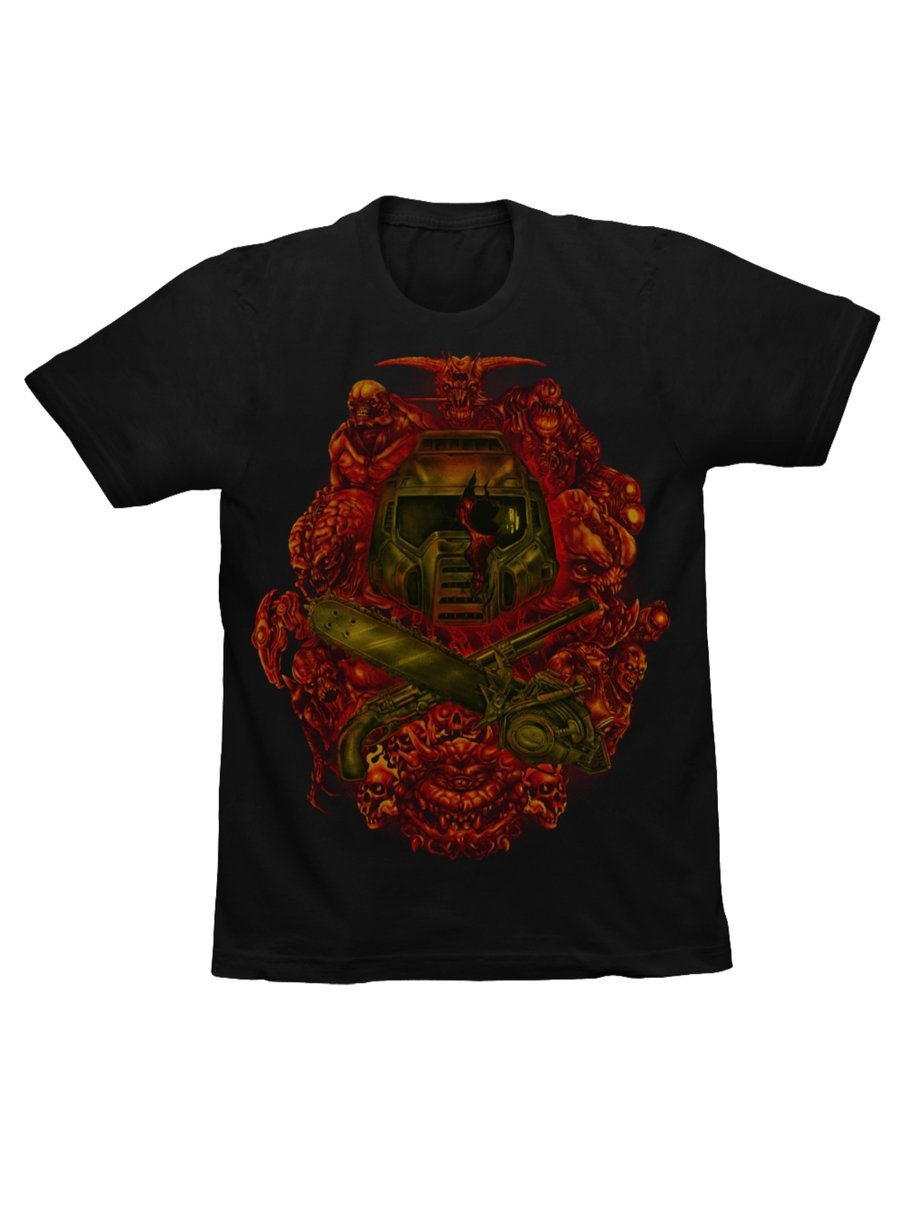 Image of s/S Dark Presents: Doom Slayer (T-Shirt) by  XUL1349