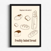 Image 1 of Freshly Baked Bread Print