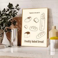 Image 2 of Freshly Baked Bread Print