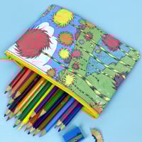 Image 1 of The Lorax, Dr Seuss Book Page Pencil Case
