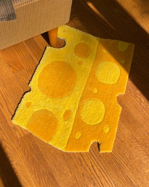 Cheese Block Rug