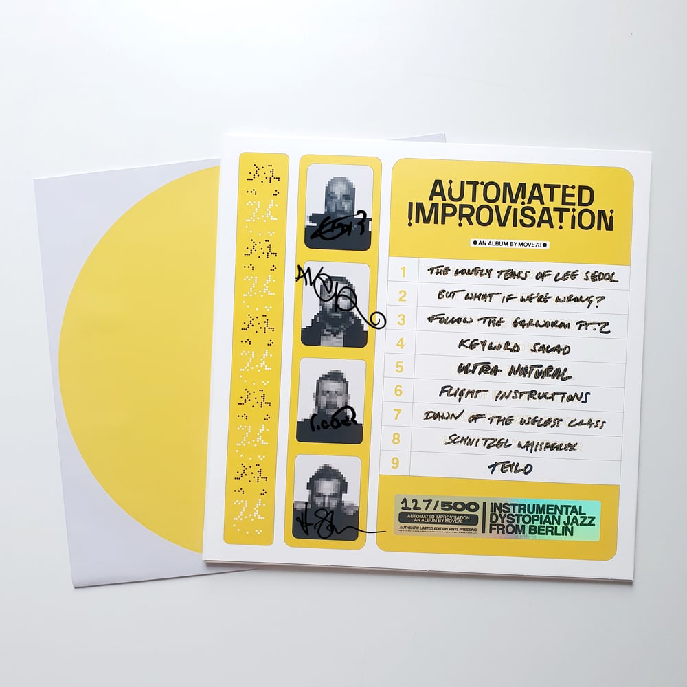 'AUTOMATED IMPROVISATION' 12" SIGNED