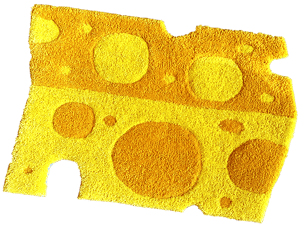 Cheese Block Rug