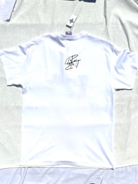 Image of KWS hand painted tee in white 
