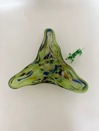 Statement 1970s Murano Spatter Glass