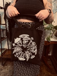 Image 2 of Black Fairy Ring Tote