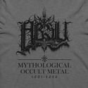 ABSU - MYTHOLOGICAL OCCULT METAL 1991-2020 - HOODED LONG SLEEVE T-SHIRT - GREY