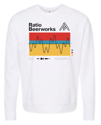 Image 2 of Sound-wave Crewneck Sweater