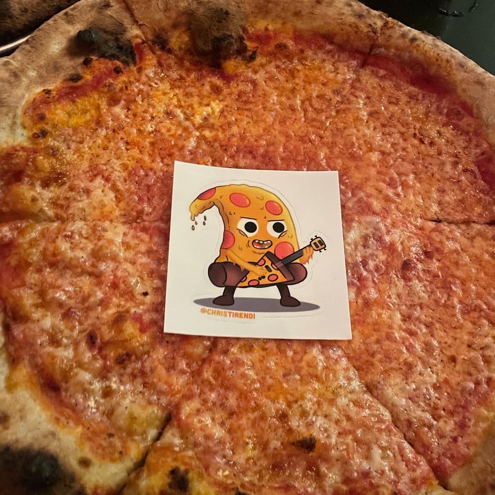 Pizza Dude Sticker