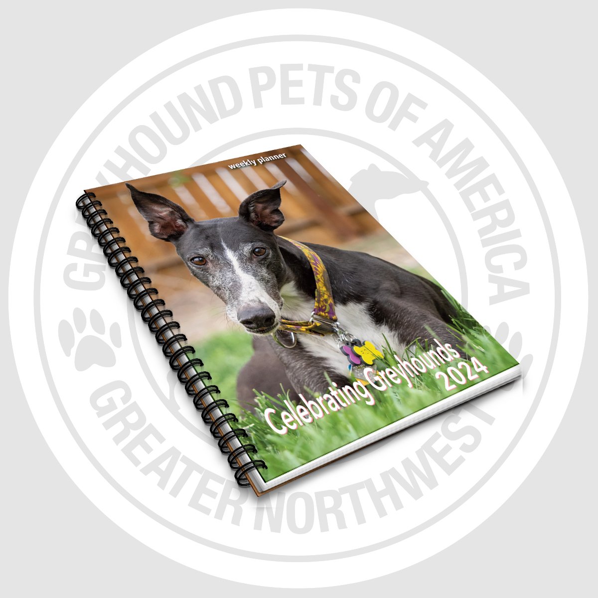 Celebrating Greyhounds - 2024 Desk Calendar