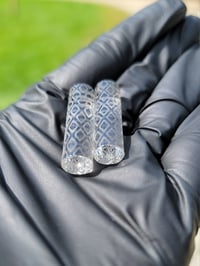 Image 1 of 8mmXL Etched Quartz Pillars (2)