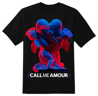 AMOUR CHERUBS Black T