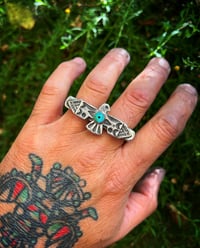 Image 2 of WL&A Handmade Heavy Sterling Silver Royston Thunderbird Knuckle Duster - Size 11