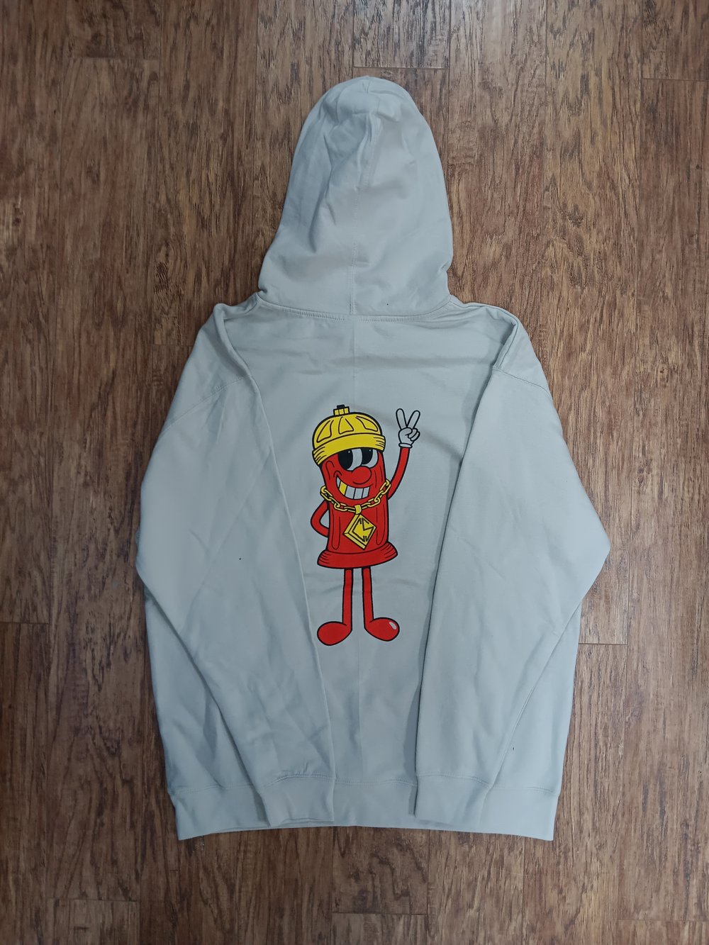 Image of "Peace Hydrant" pullover hood 