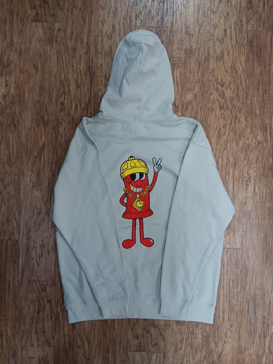Image of "Peace Hydrant" pullover hood 