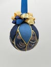 Gold and Blue Ornament