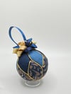 Gold and Blue Ornament