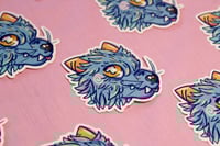 Furry Dragon Sticker