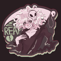 Image 1 of Halloween Komaeda Stickers