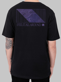 Image 2 of 'Feeling It' Oversized Tee - Black Stone Washed