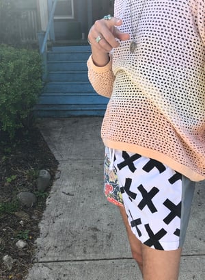 Image of Mixed Print Shorts - 2 more prints (originally $98) Size M