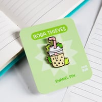 Image 2 of BOBA FROGS Enamel Pin 