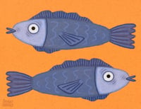 Twin Fish Print